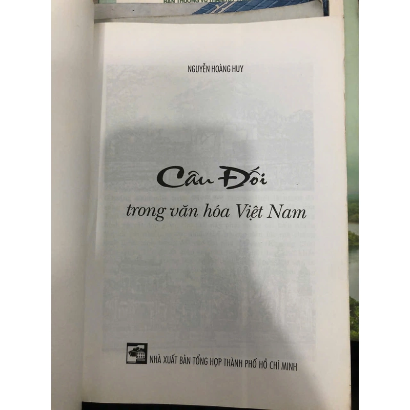 CÂU ĐỐI TRONG VĂN HÓA VIỆT NAM - NGUYỄN HOÀNG HUY 455253
