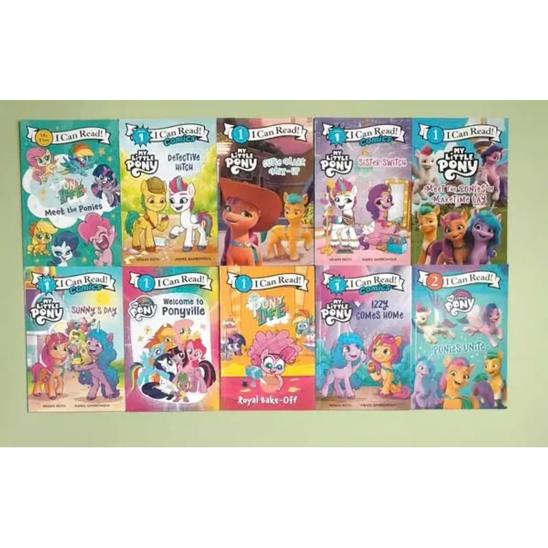 I Can Read Level 1+2 - My Little Pony (Sách nhập) - Bộ 10 quyển 796020