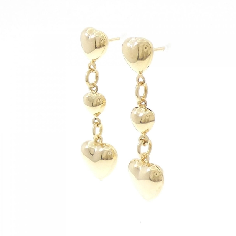 Bông tai hình trái tim 750YG/K18YG - Hàng hiệu Authentic 871119