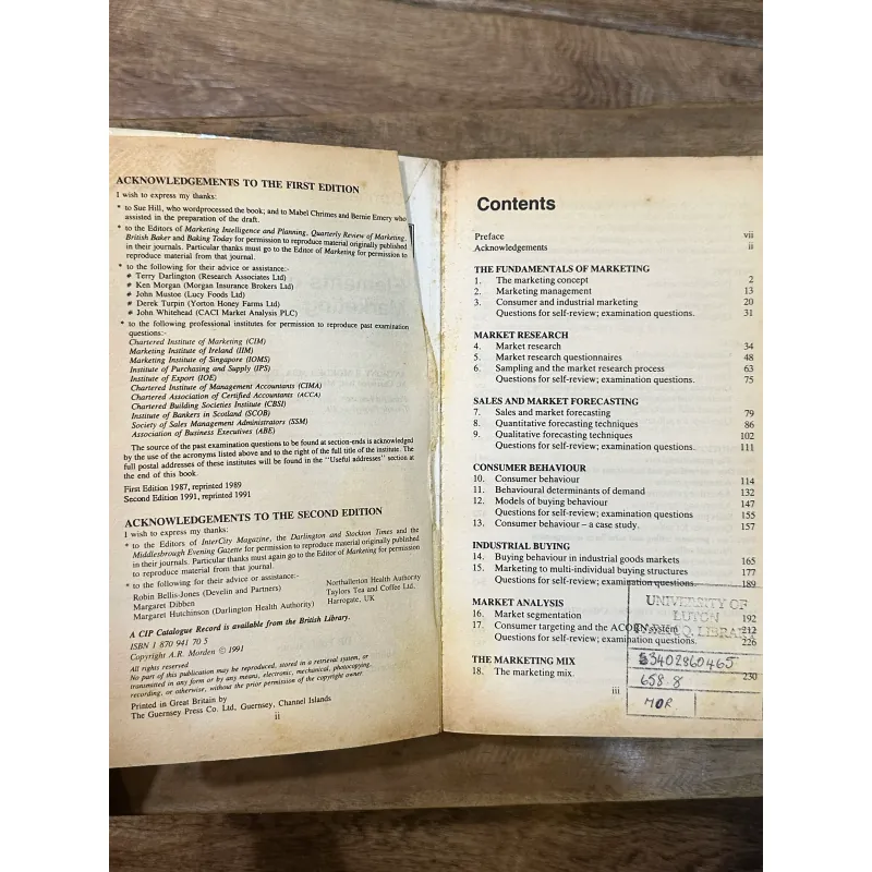 Elements of Marketing - A. R. Morden 729056