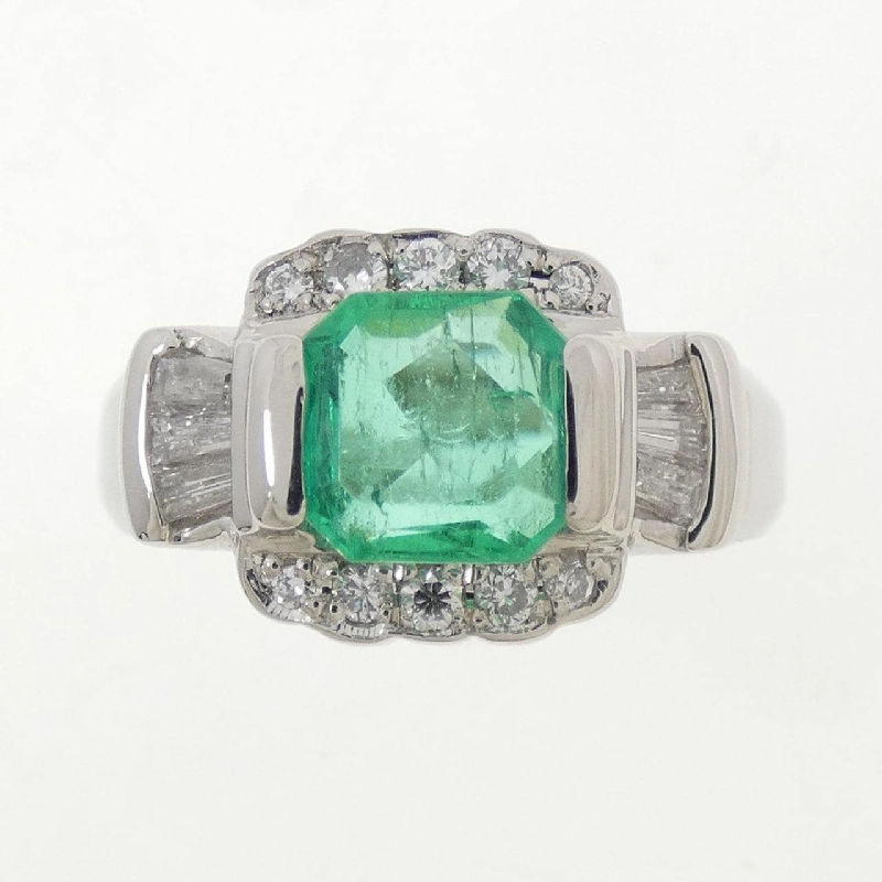 Nhẫn Emerald PT900 1.61CT - Hàng hiệu Chính hãng 848697