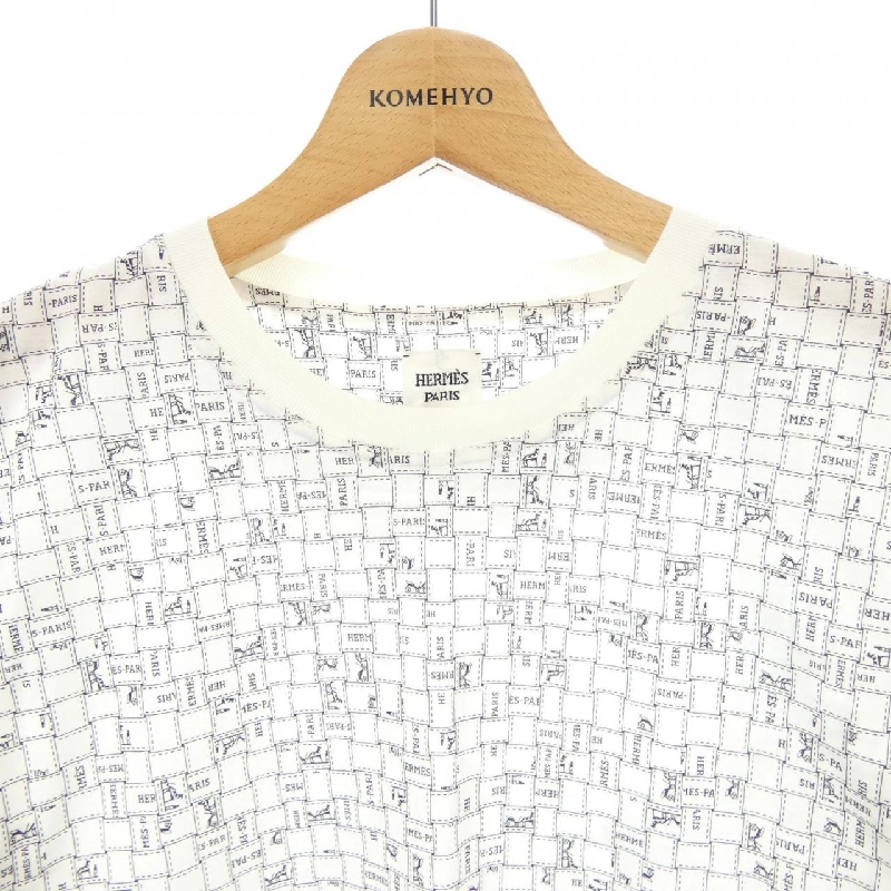 HERMES BOLDUC AU CARRE T-shirt - Hàng hiệu Authentic 818624