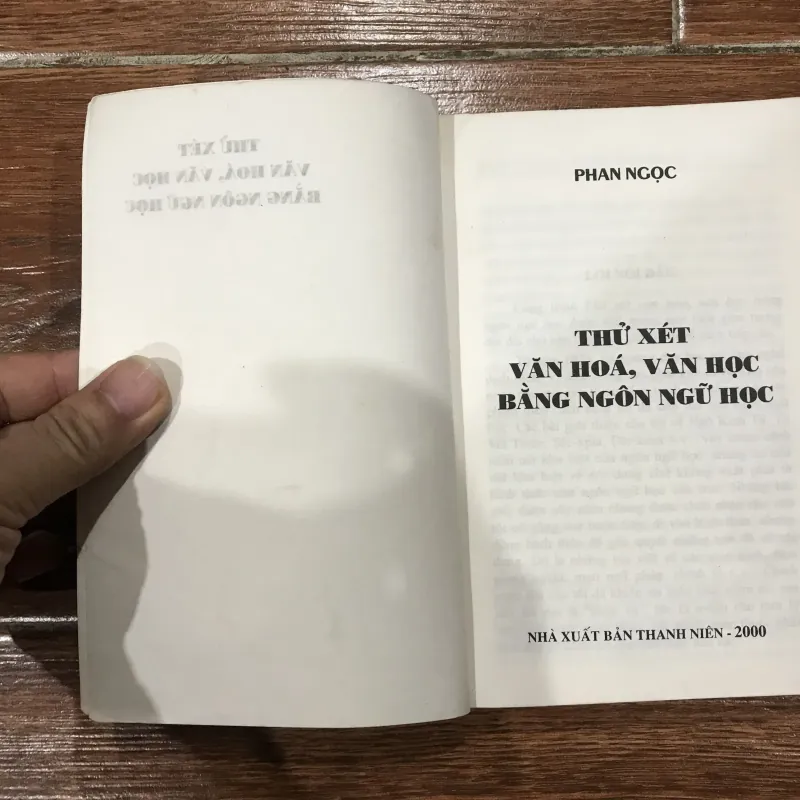 Thử xét Văn hoá, văn học bằng ngôn ngữ học - Phan Ngọc (6) 761148