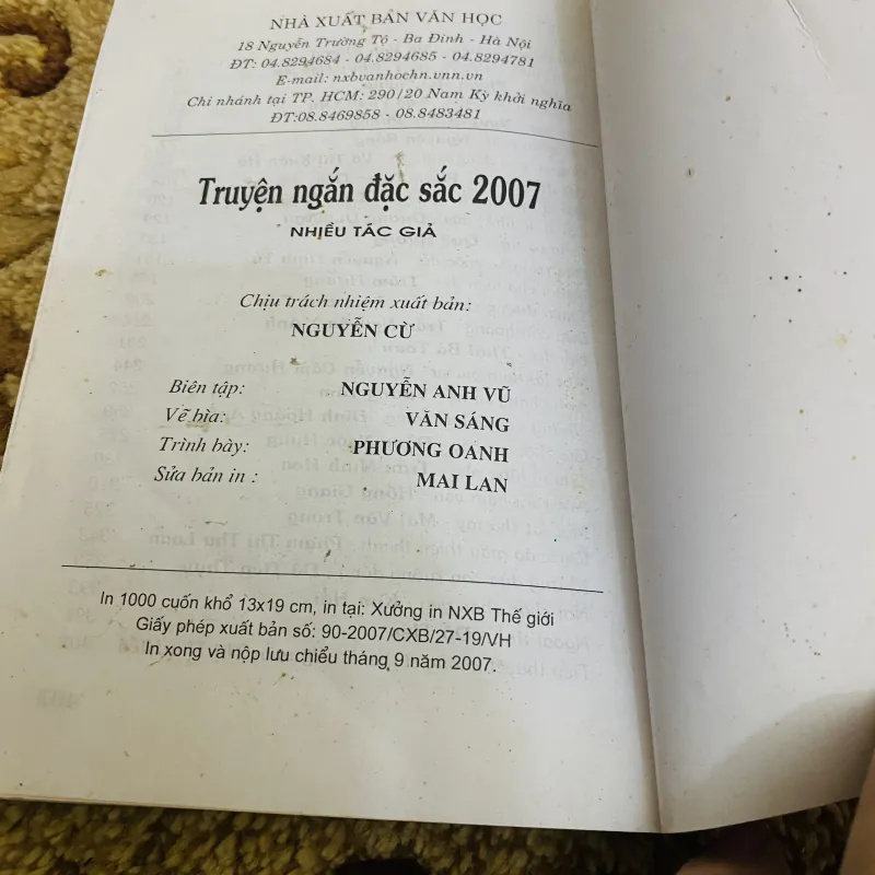 Truyện ngắn đặc sắc 2007 970895