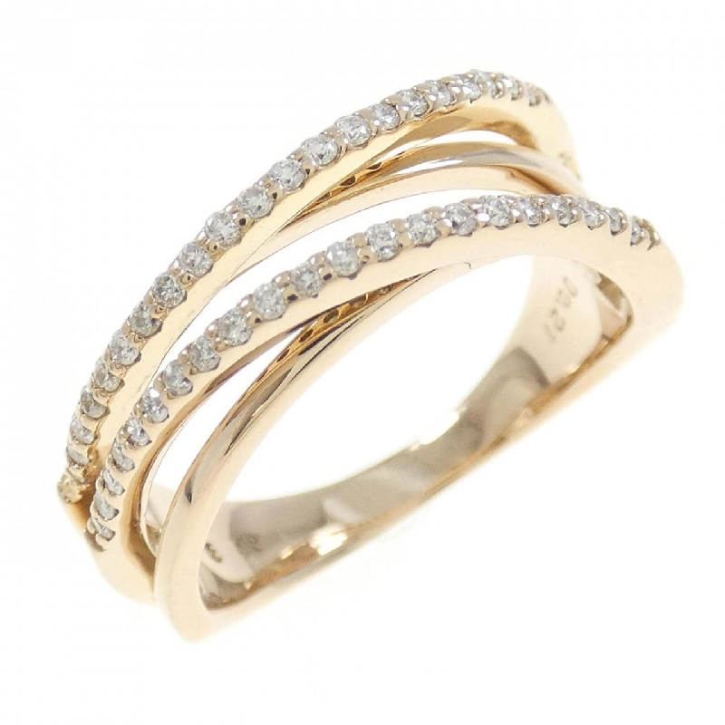 Nhẫn kim cương K18PG 0.21CT 672878