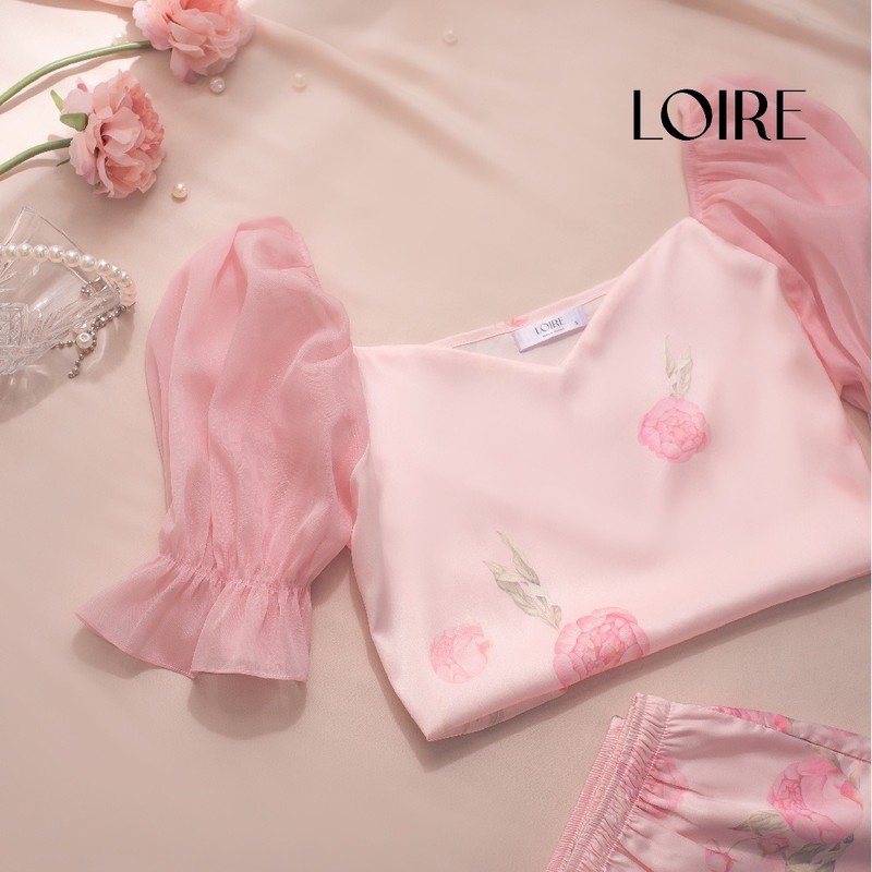 Set Pijama silk pink size M 147506