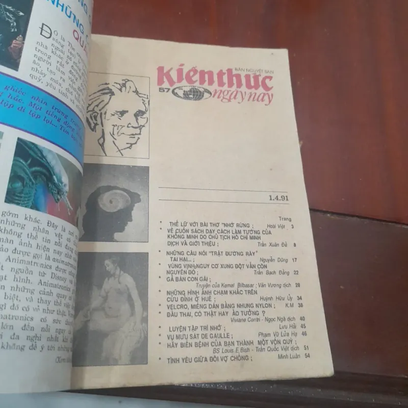 Bán nguyệt san KIẾN THỨC NGÀY NAY số 57 ngày 1.4.1991 751729