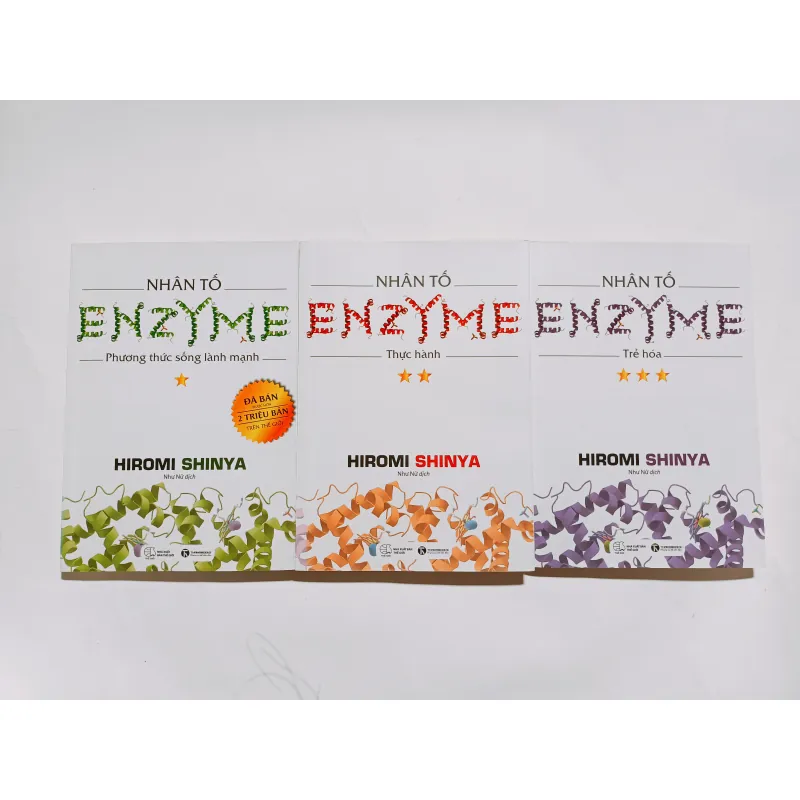 Combo Nhân Tố Enzyme - Phương Thức Sống Lành Mạnh - Trẻ Hoá - Thực Hành ( 3 Tập) 974979