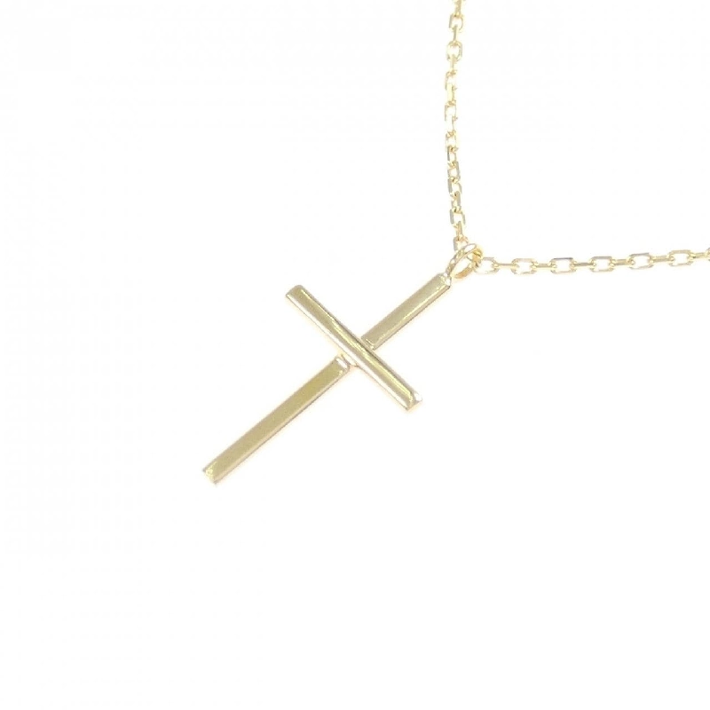 K18YG Dây chuyền hình chữ thập - Hàng hiệu Chính hãng 862073