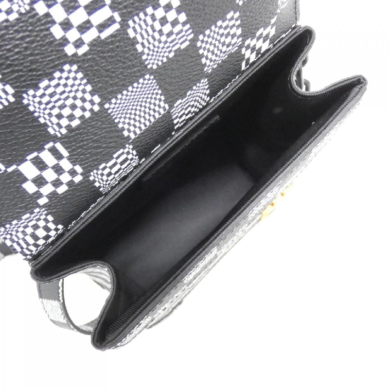 Túi xách vai Louis Vuitton Damier Distorted Steamer XS N60453 609884