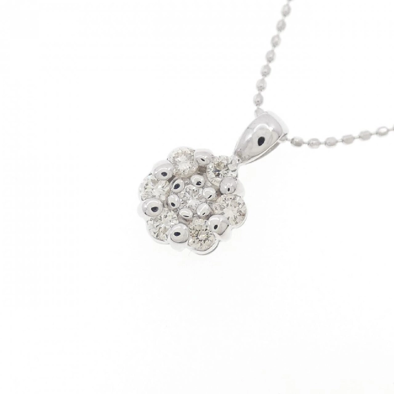 K18WG Hoa Kim Cương Dây Chuyền 0.30CT - Hàng hiệu Chính hãng 860170