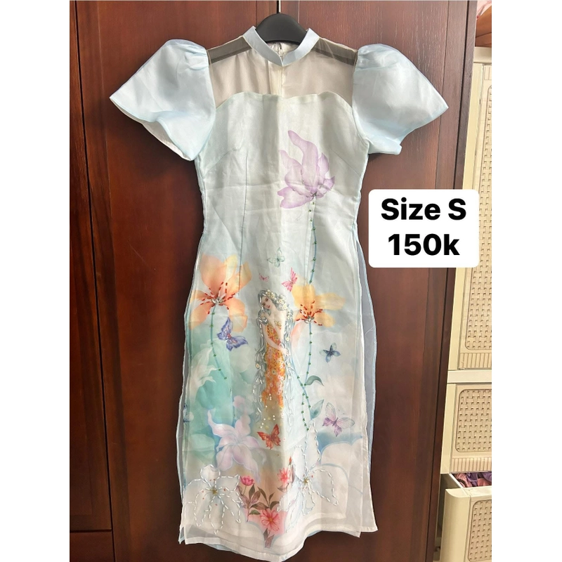 Áo dài cách tân đính kết đẹp 442245