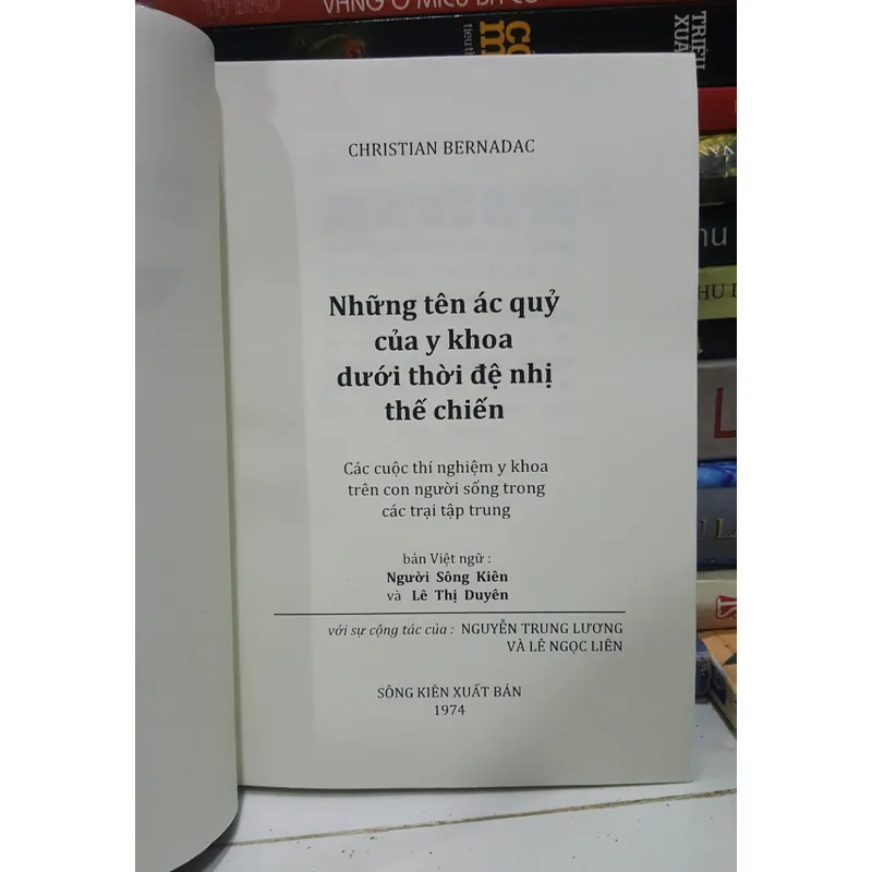 Những tên ác quỷ của y khoa dưới thời đệ nhị thế chiến - C. Bernadac 711938