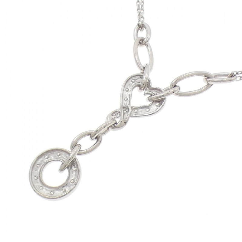 Dây chuyền kim cương hình trái tim 750WG - Hàng hiệu Authentic 857542