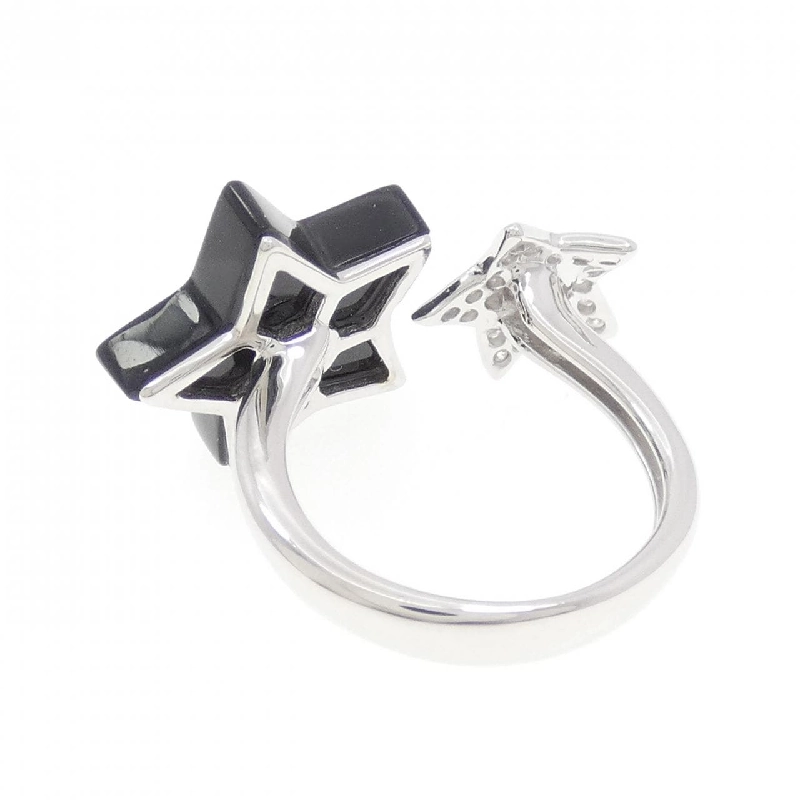 K18WG Nhẫn Onyx - Hàng hiệu Chính hãng 853001