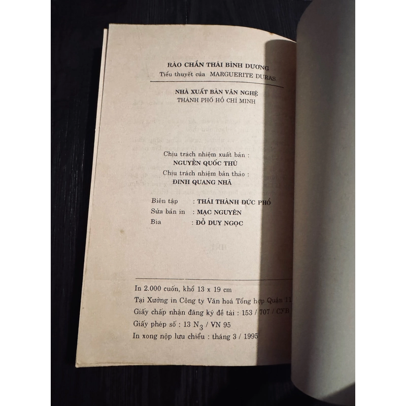 Rào chắn thái bình dương - M. Duras 463222