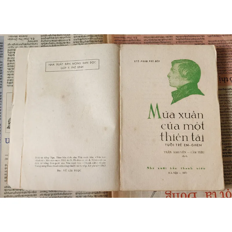 MÙA XUÂN CỦA MỘT THIÊN TÀI (ENGELS) - Bản in 1971 714555