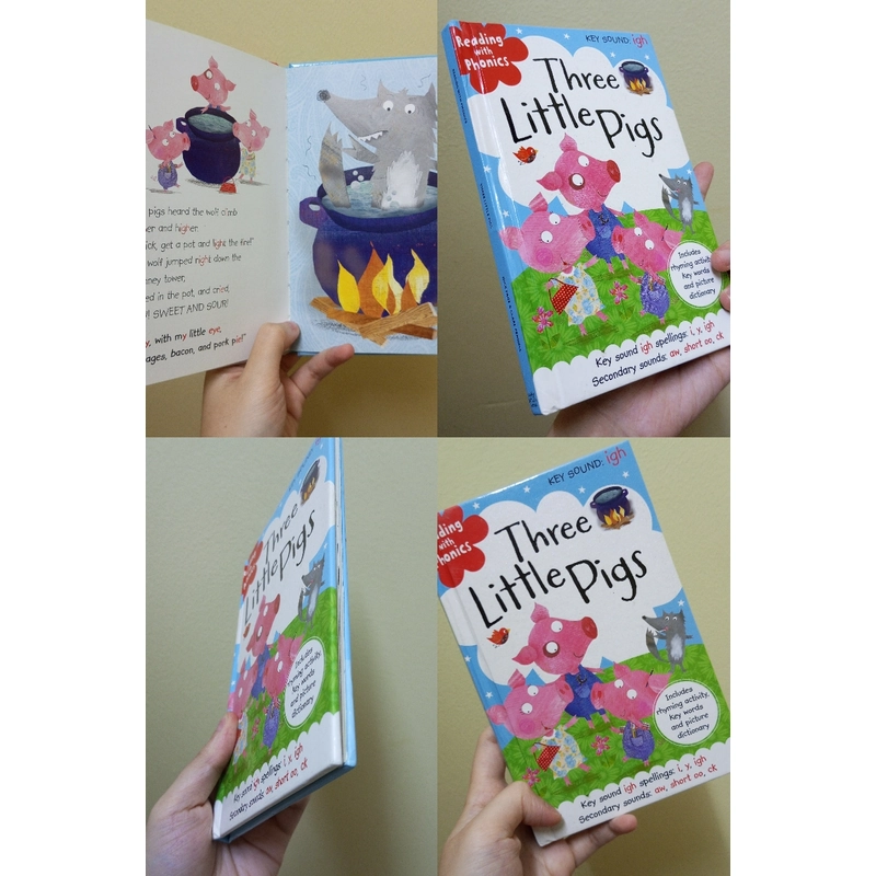 ‎[Ngoại văn] Three Little Pigs, Snow White Truyện tranh Luyện đọc Tiếng Anh Trẻ em 548924