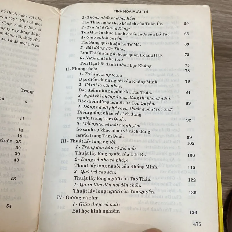 TINH HOA MƯU TRÍ TRONG TAM QUỐC (XB 1996) 753179