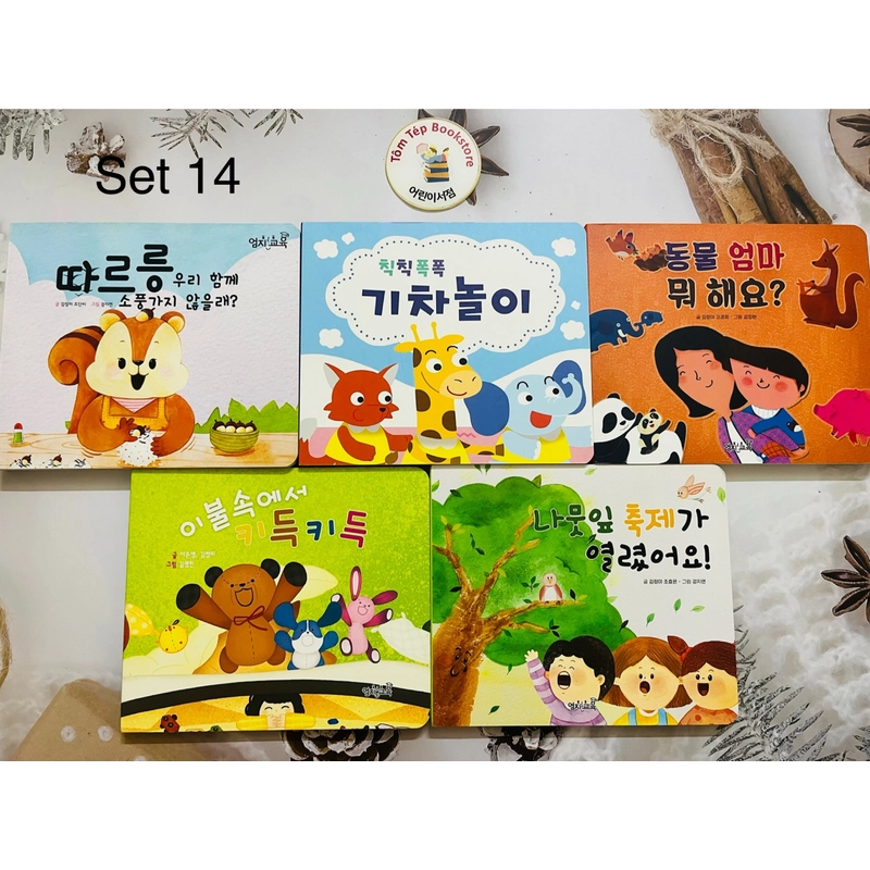 Sách tiếng Hàn trẻ em có file nghe B14 466019