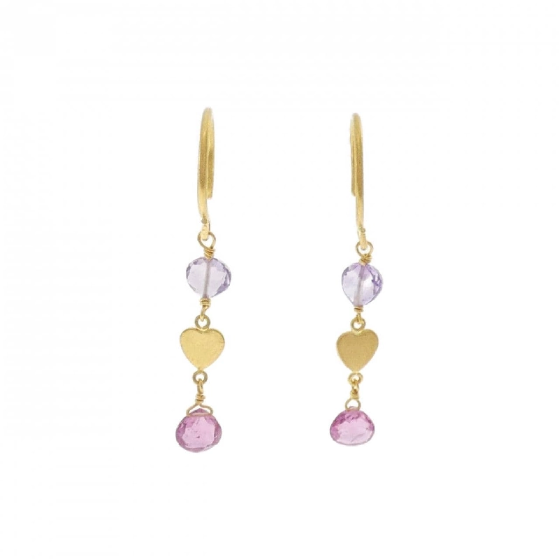 Bông tai Amethyst Marie-Lene de Tilliac - Hàng hiệu Authentic 845928