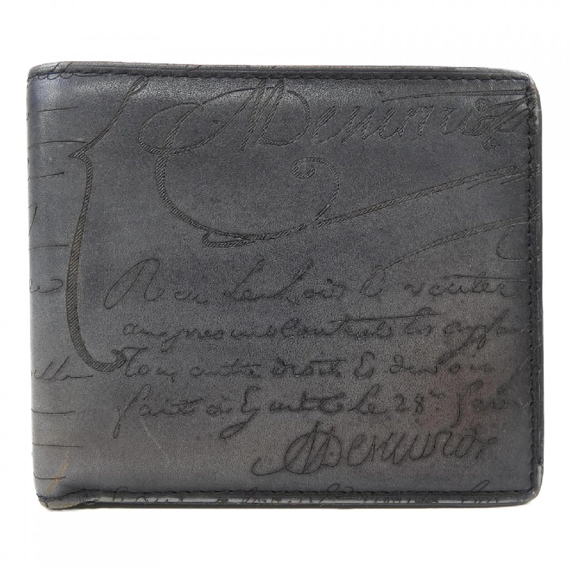 Berluti Mako Re Scrit Leather Wallet - Hàng hiệu Chính hãng 906016