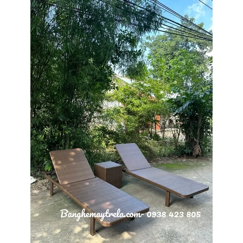 Ghế hồ bơi tắm nắng mây nhựa 723112