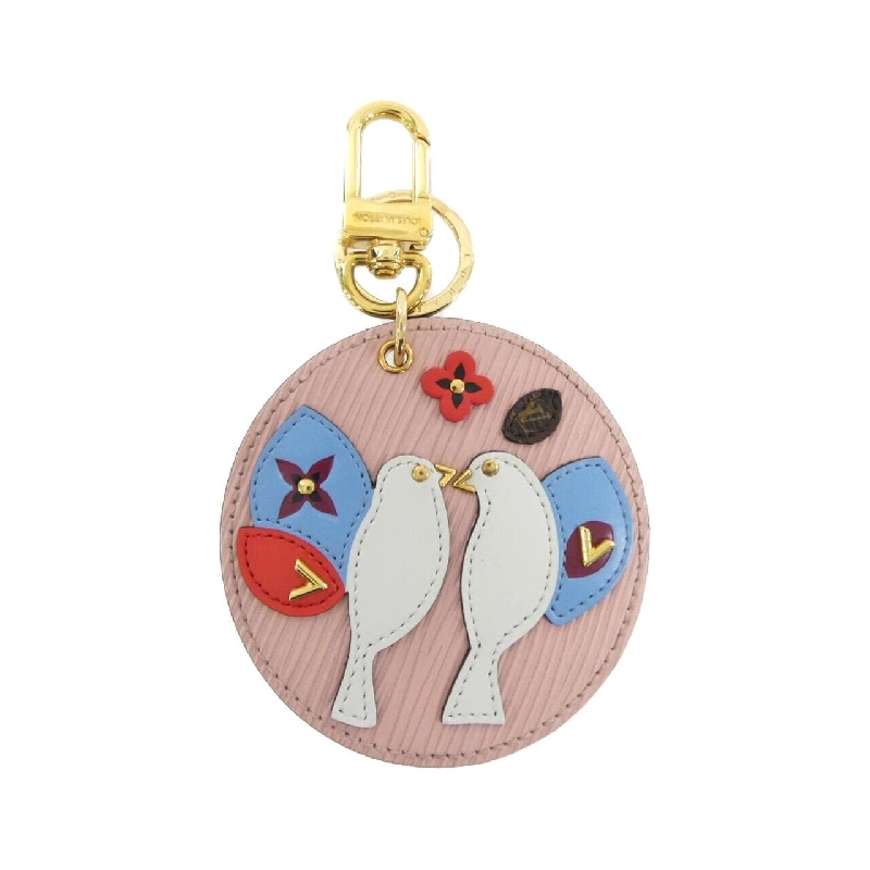 Louis Vuitton Epi + Monogram Porte Clé Ngày của Mẹ Hình Tròn M62569 Móc Khóa - Hàng hiệu Chính hãng 807109