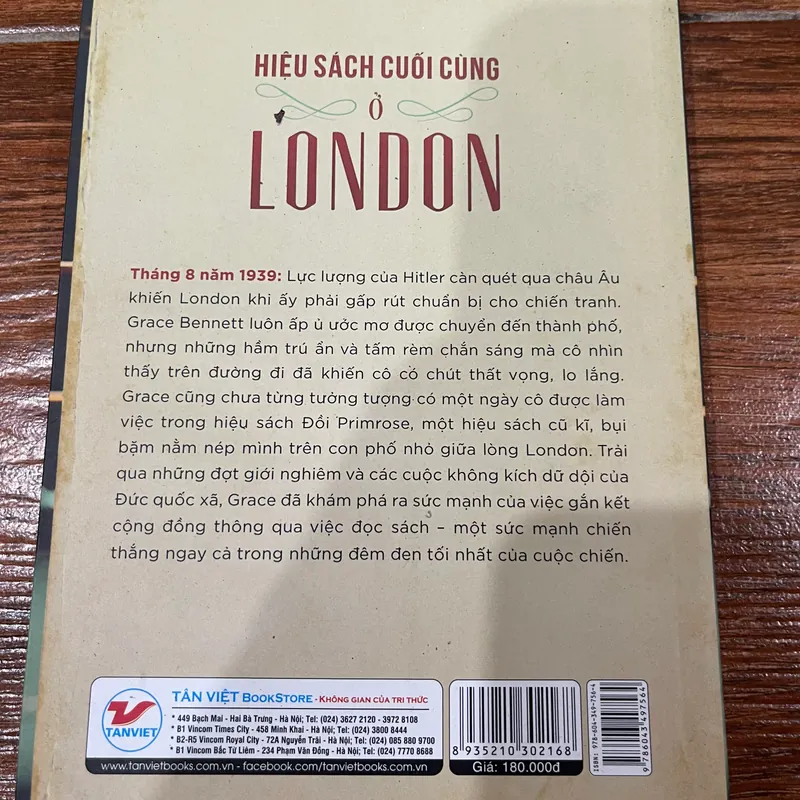 Hiệu Sách Cuối Cùng Ở London - Tiểu Thuyết Về Chiến Tranh Thế Giới Thứ Hai - Madeline..15 564325