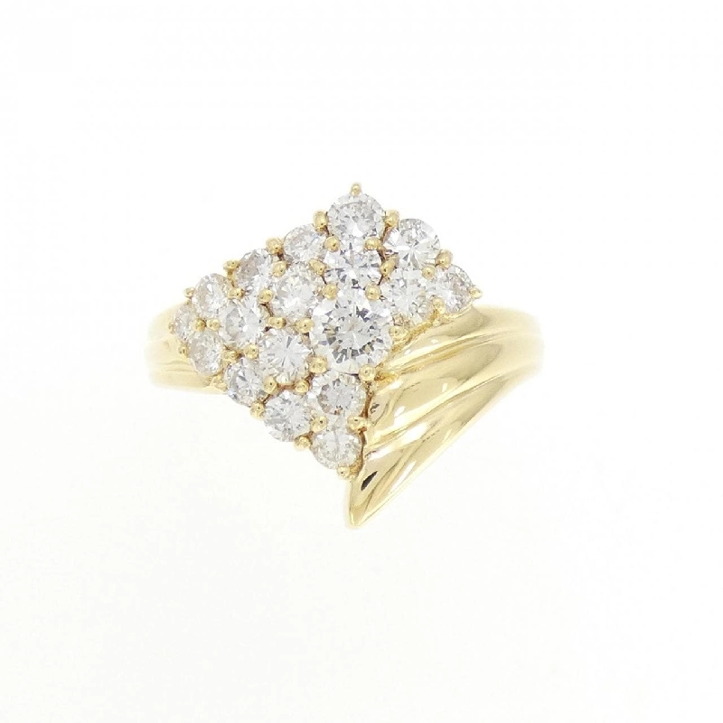 Nhẫn kim cương K18YG 1.06CT 670979