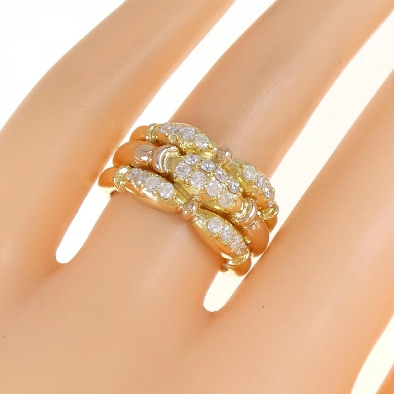 Nhẫn kim cương K18YG 0.50CT 669379