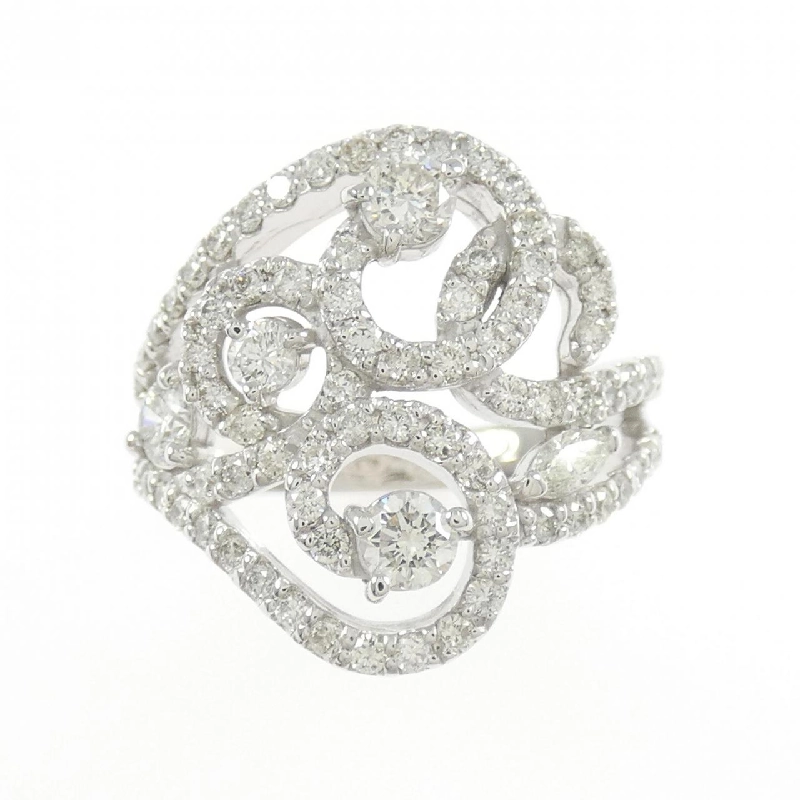 Nhẫn kim cương K18WG 1.15CT 670366