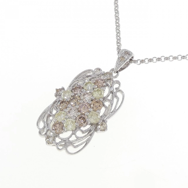 K18WG Dây chuyền kim cương 2.00CT - Hàng hiệu Chính hãng 847251