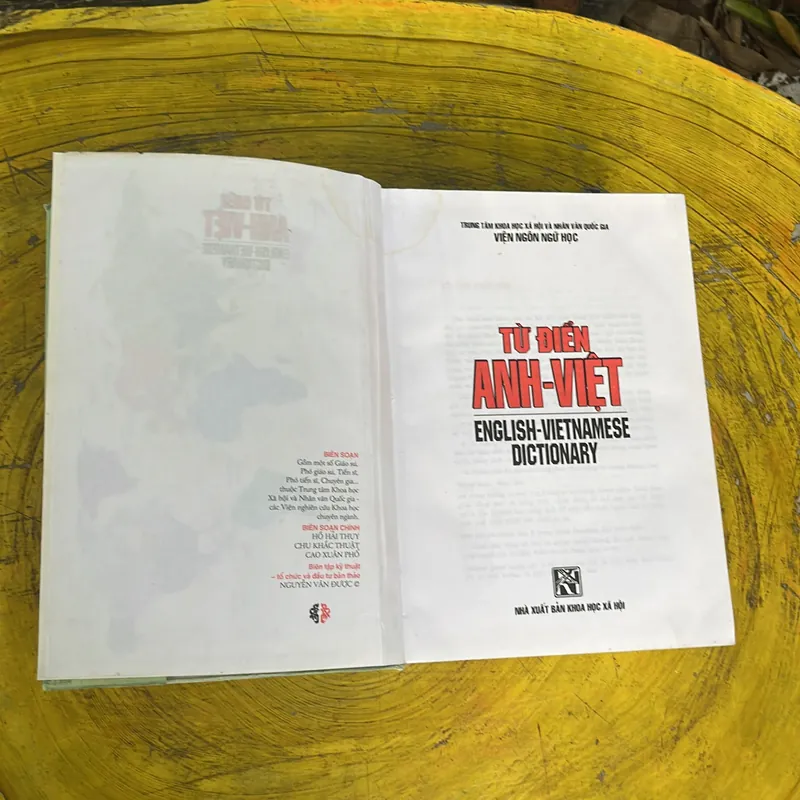 COMBO ĐẠI TỪ ĐIỂN VIỆT - ANH VIETNAMESE ENGLISH DICTIONARY & TỪ ĐIỂN ANH -  VIỆT KHỔ ĐẠI 702736