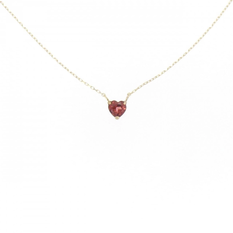 K10YG Dây chuyền Garnet hình trái tim - Hàng hiệu Chính hãng 858569