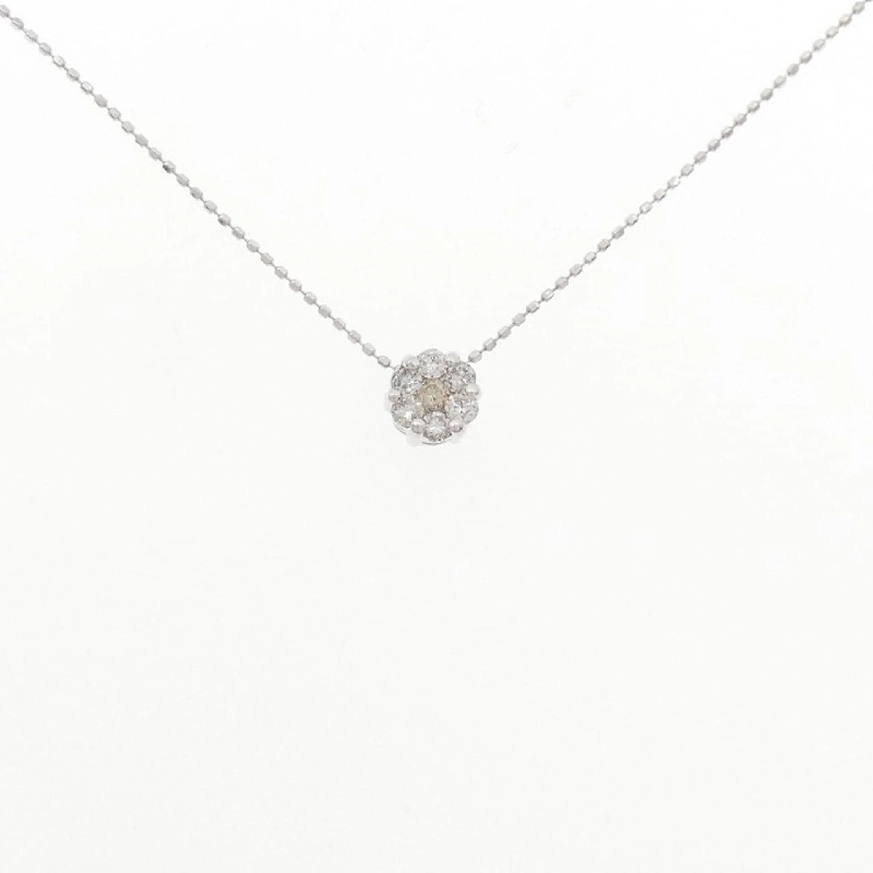 Dây chuyền kim cương K18WG 0.3CT - Hàng hiệu Chính hãng 858567