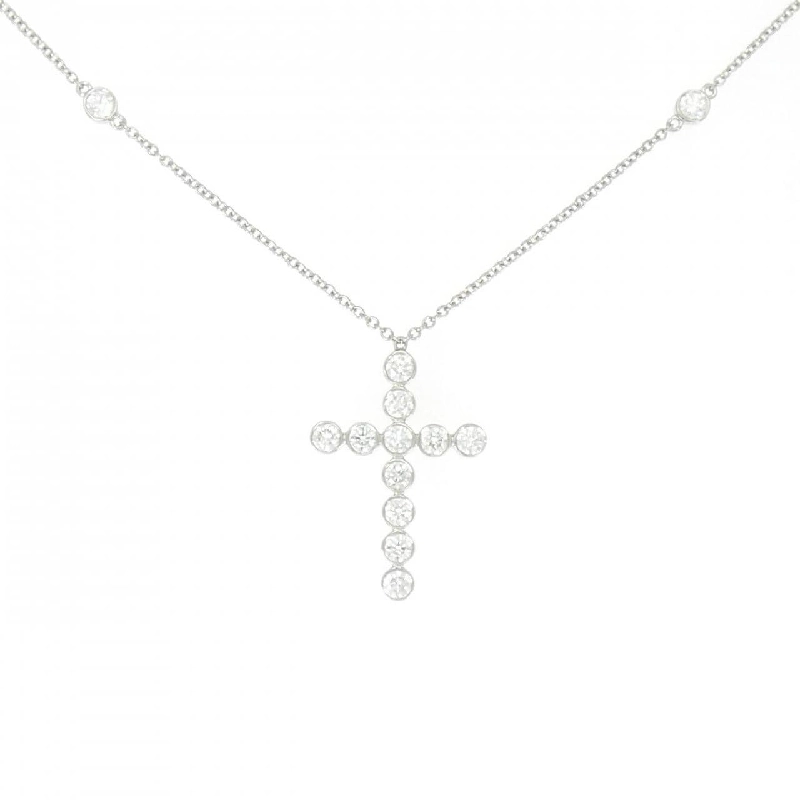 Dây chuyền chéo bezel Tiffany - Hàng hiệu Authentic 839539