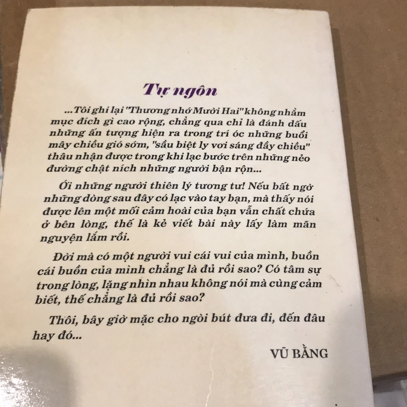 THƯƠNG NHỚ MƯỜI HAI (Bản in năm 1993) 520873