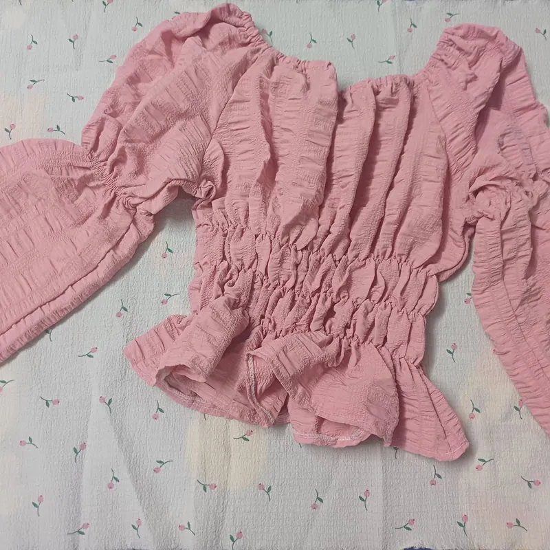 ÁO KIỂU NỮ BÈO XINH - MÀU HỒNG  739017