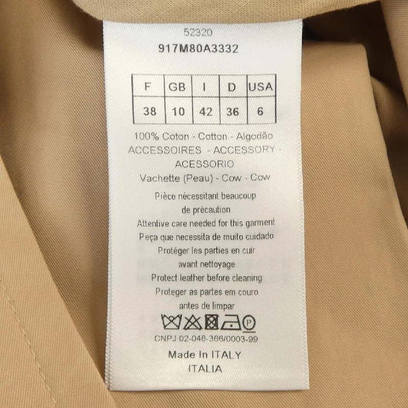 Áo khoác trench CHRISTIAN DIOR 917M80A3332 626992