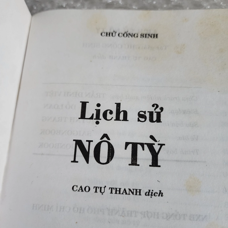 Lịch sử nô tỳ | Cao Tự thanh dịch 523328