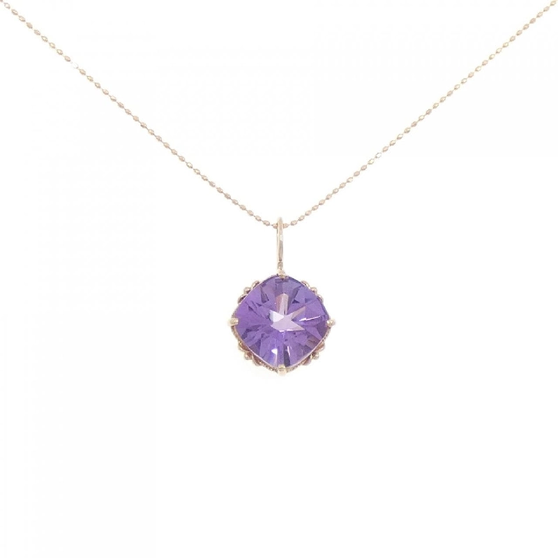K18PG Amethyst Necklace - Hàng hiệu Authentic 848218