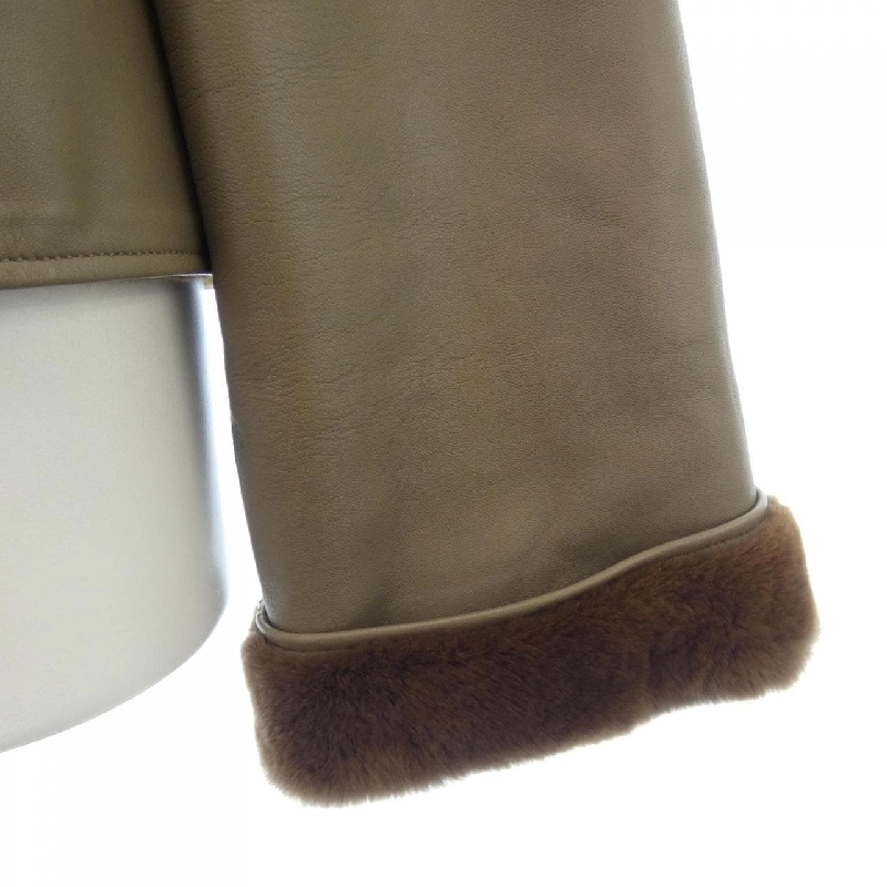 【Mã giảm giá】Áo khoác da HERMES 638027