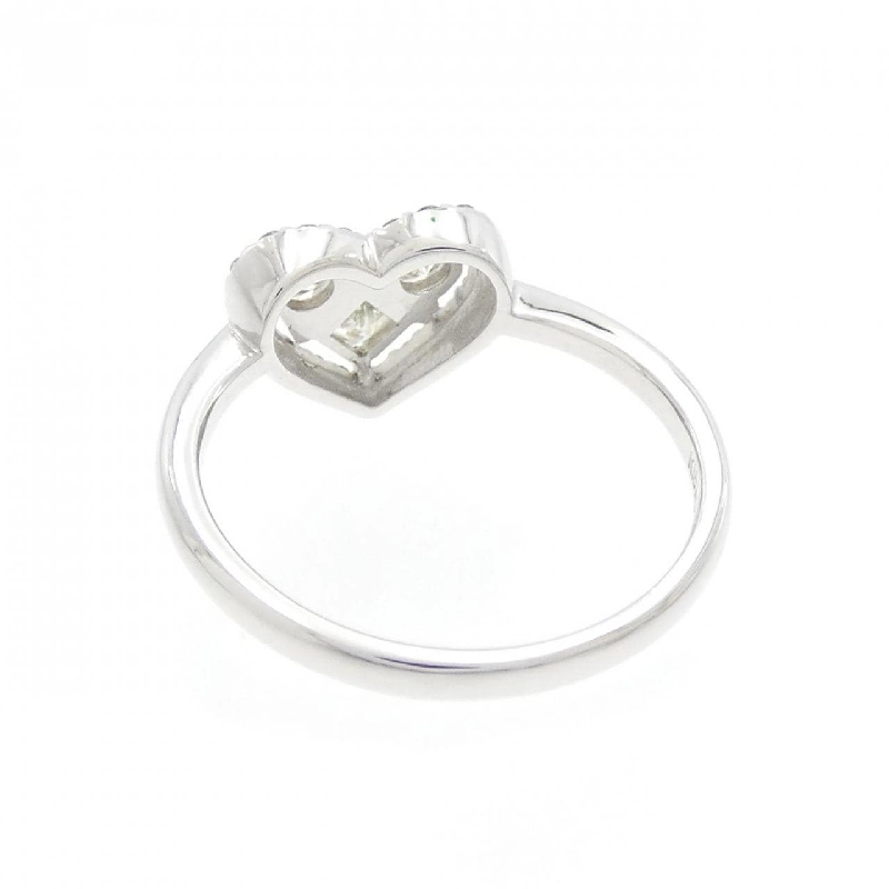 Nhẫn kim cương hình trái tim K18WG 0.66CT 671186