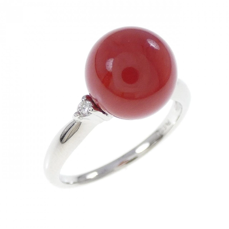 Nhẫn San Hô PT900 8.6mm - Hàng hiệu Chính hãng 848243