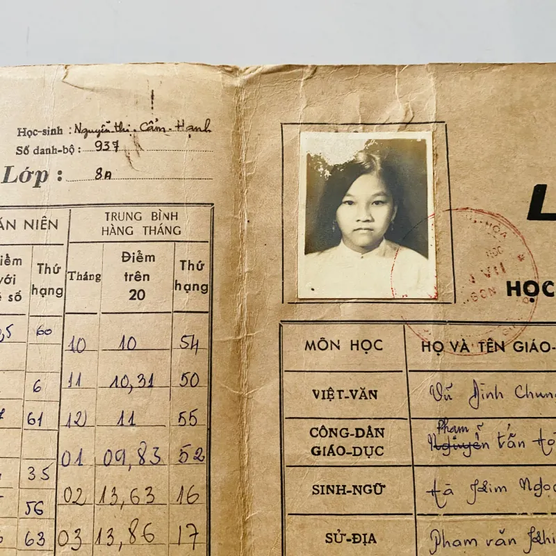 Bộ thành tích biểu xưa nữ Trung học tổng hợp Sương Nguyệt Anh, Quận 7, Thủ Đức Gia Định 1013201