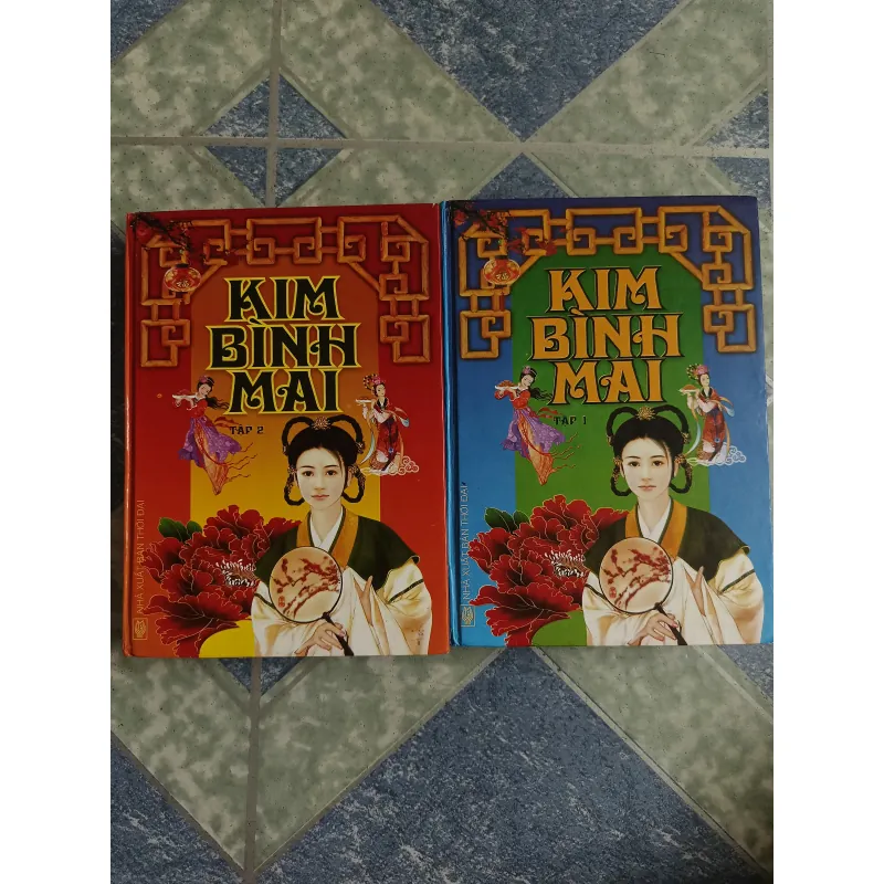 Truyện Kim Binh Mai tập 1-2 bìa cứng in màu 696115