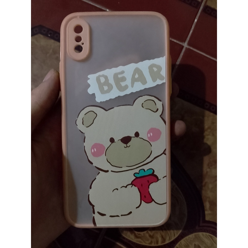 Ốp cứng iPhone XR hình bé gấu siêu cute 479521