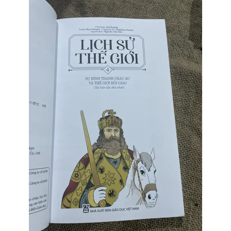 LỊCH SỬ THẾ GIỚI - SỰ HÌNH THÀNH CHÂU ÂU VÀ THẾ GIỚI HỒI GIÁO - khổ lớn  714654