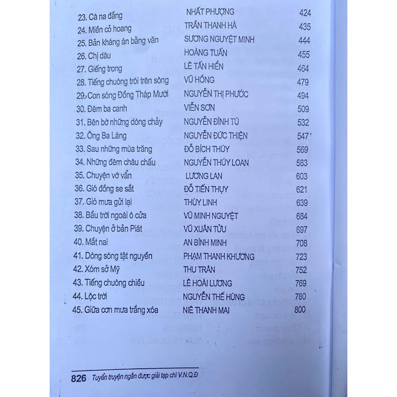 TUYỂN CHỌN TRUYỆN NGẮN ĐƯỢC GIẢI  591451